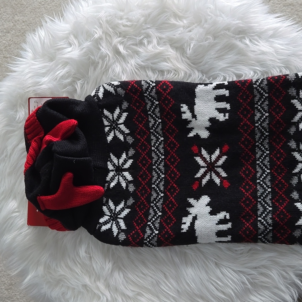 Holiday doggie sweater